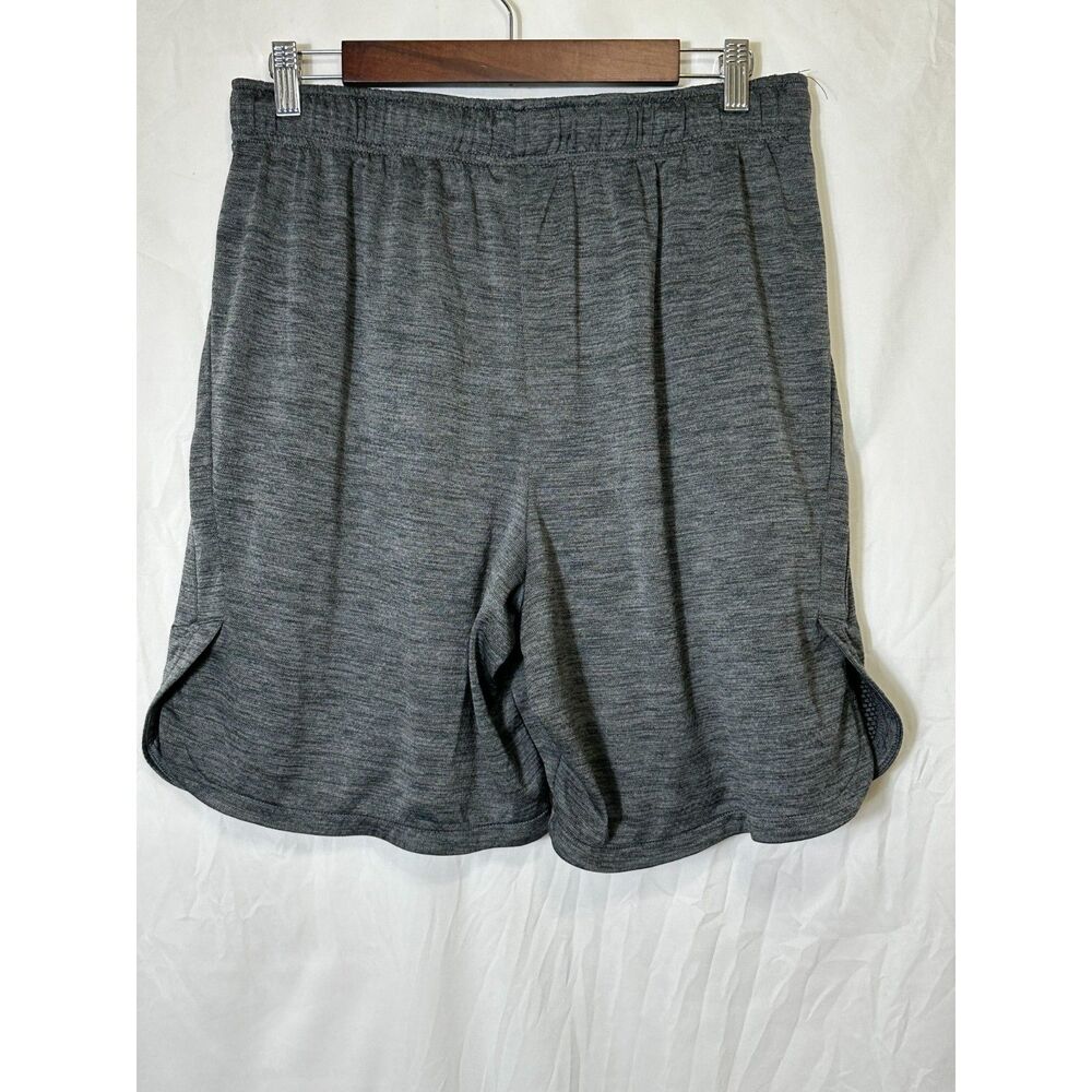 Men's Three Sixty Six Athletic Gray Shorts Moisture Wicking Pockets Size L